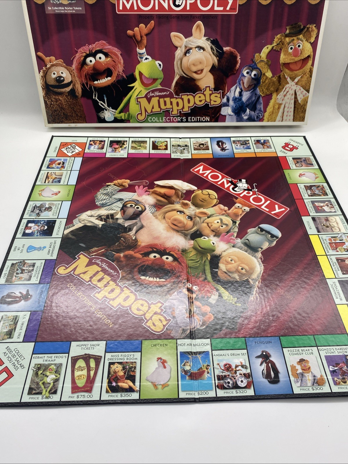 The Muppets Monopoly Collector’s Edition Board Game 2003 COMPLETE