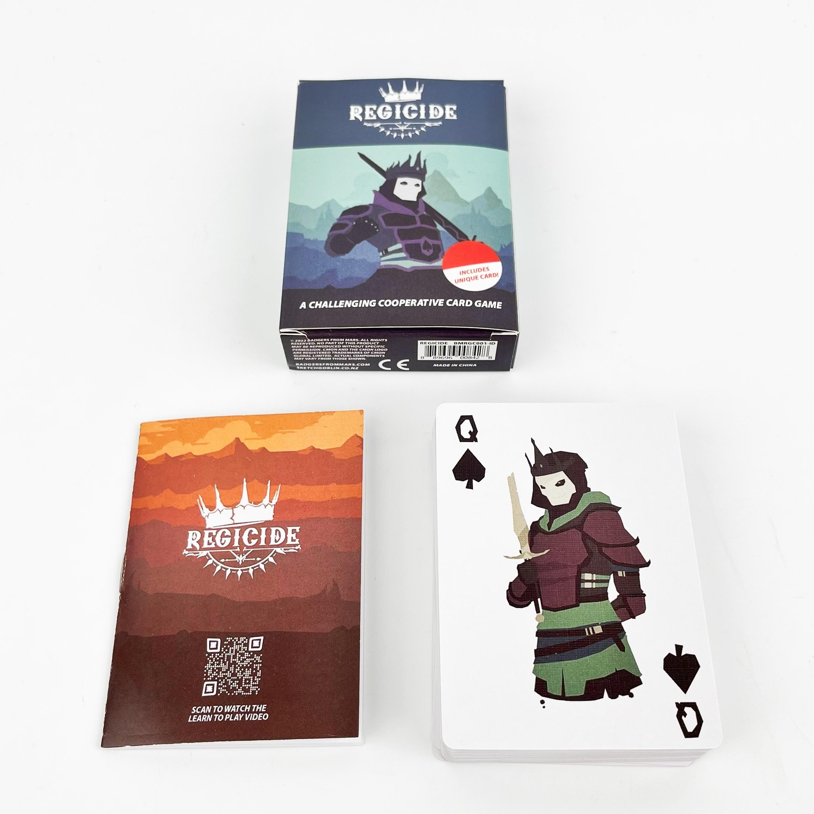 Regicide Cooperative Card Game Strategy Puzzle Board Game for 1-4 Players