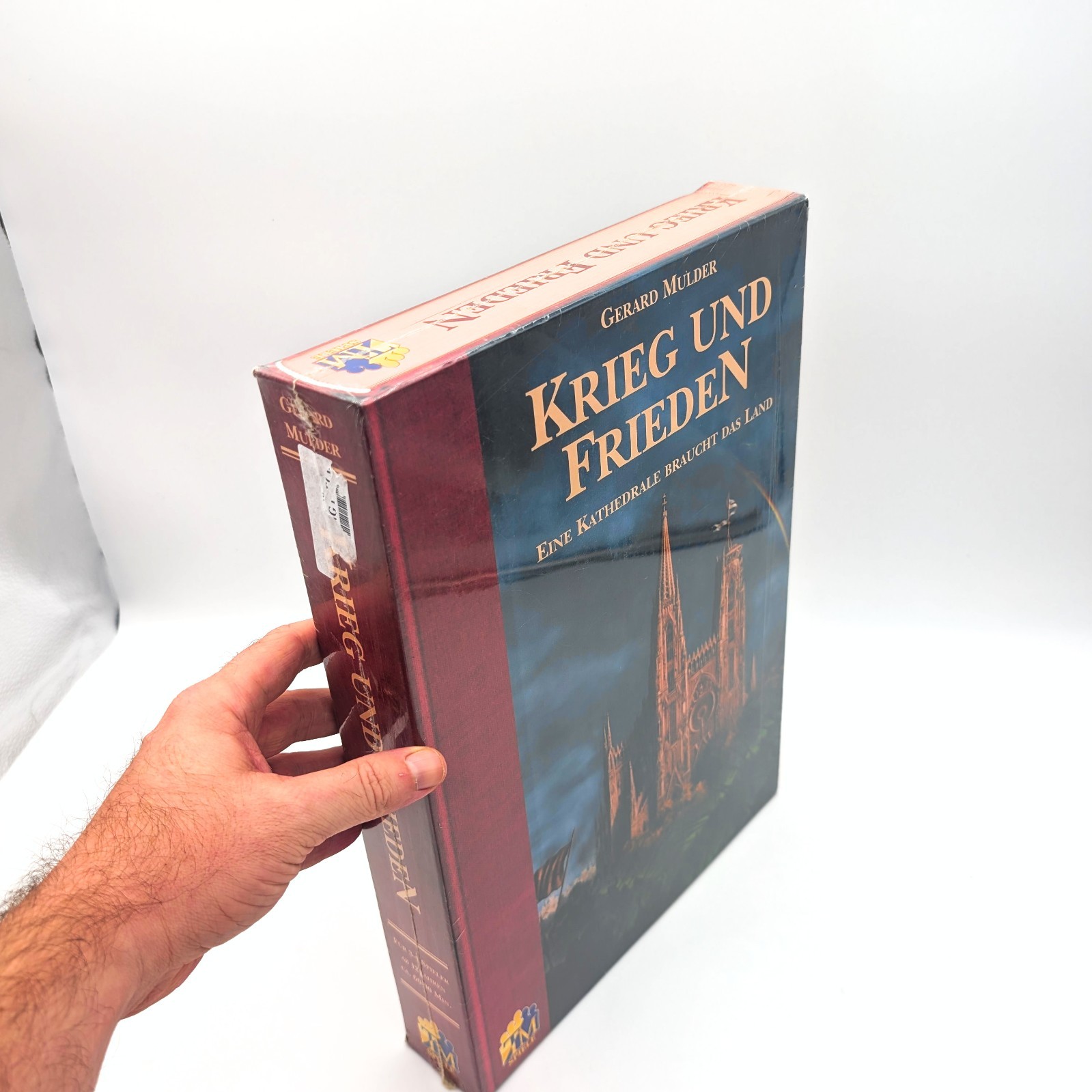 Krieg und Frieden 1999 German Medieval Cathedral Strategy Board Game Vintage