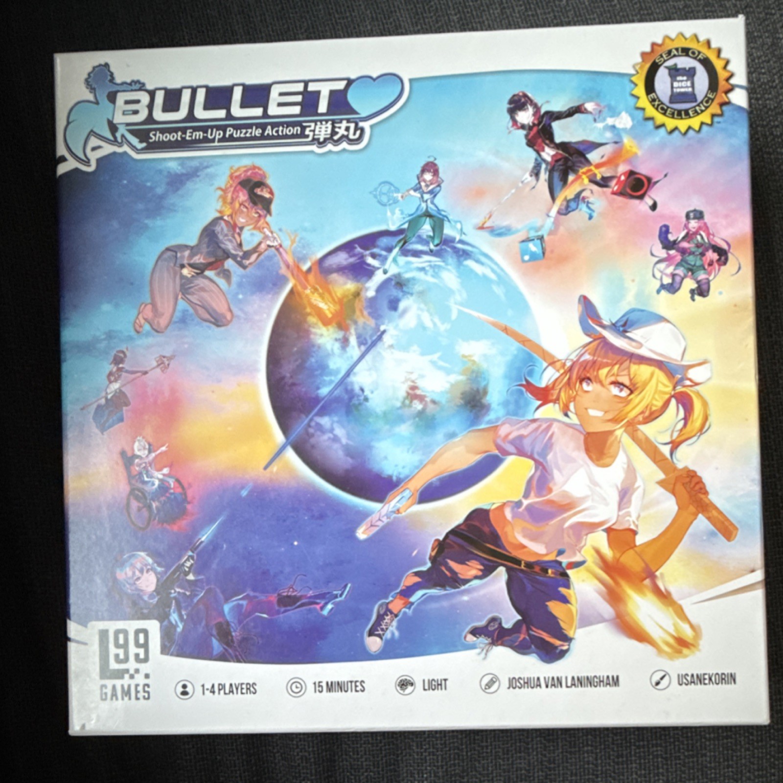 Level 99 Games Bullet Board Game Anime Theme Complete Set Multiple Modes Award