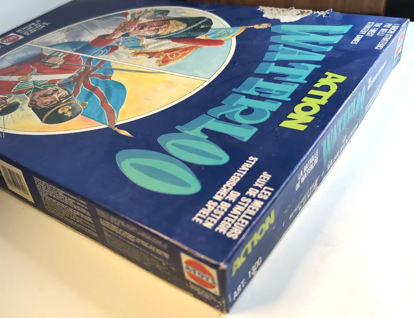 A-TOYS – Action WATERLOO “The Battle Of Waterloo” Board Game W/ Miniatures #1300
