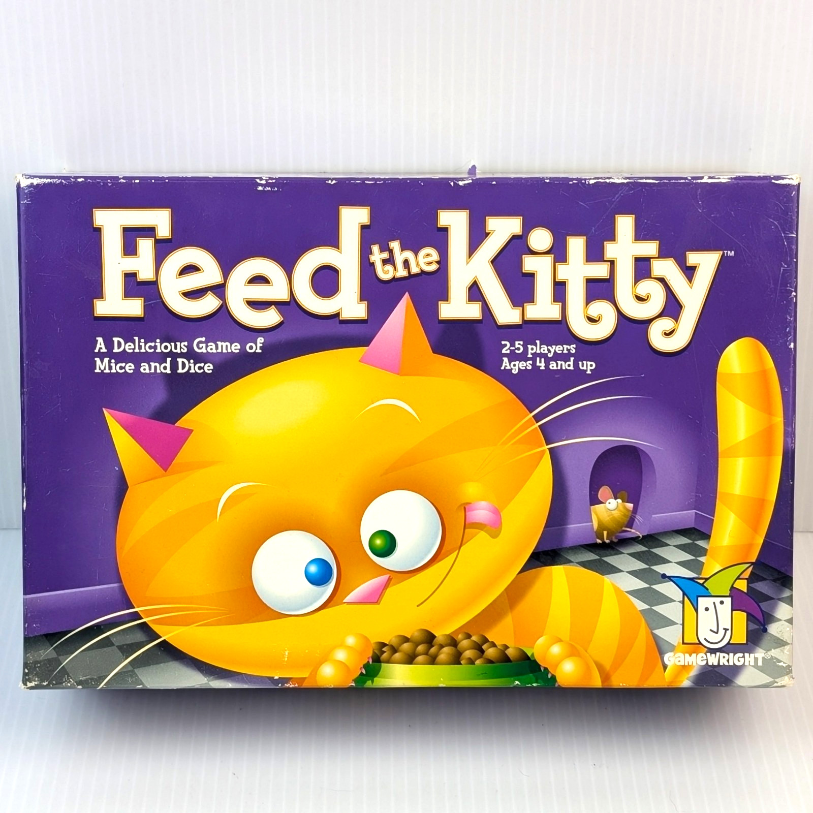 Feed the Kitty Game 100% COMPLETE Gamewright 2017 Children’s Kids Wooden