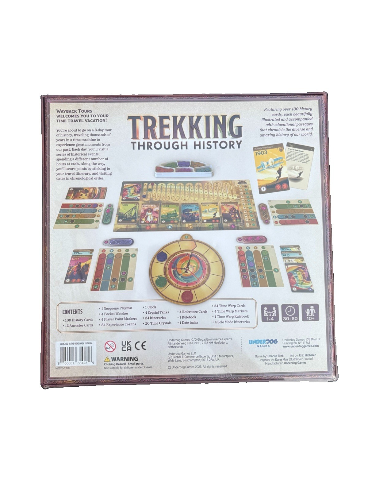 NEW SEALED Trekking Through History Board Game 2022 NIB 1-4 Players Age 10+
