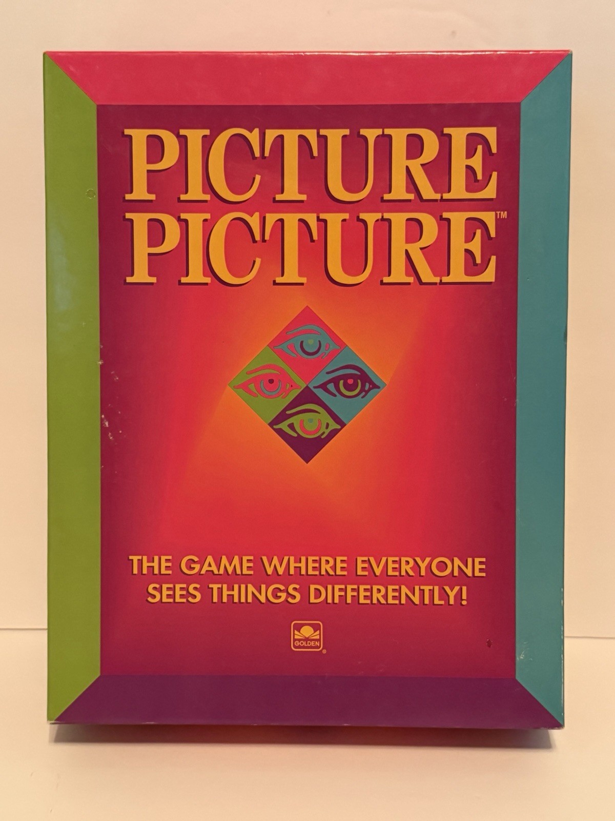 Vintage 1992 Picture Picture Board Game Golden Complete Open Box New Unused