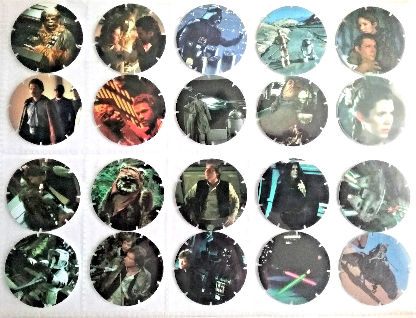 Star Wars Trilogy COMPLETE SET of 50 Walkers Tazos Pogs 1996