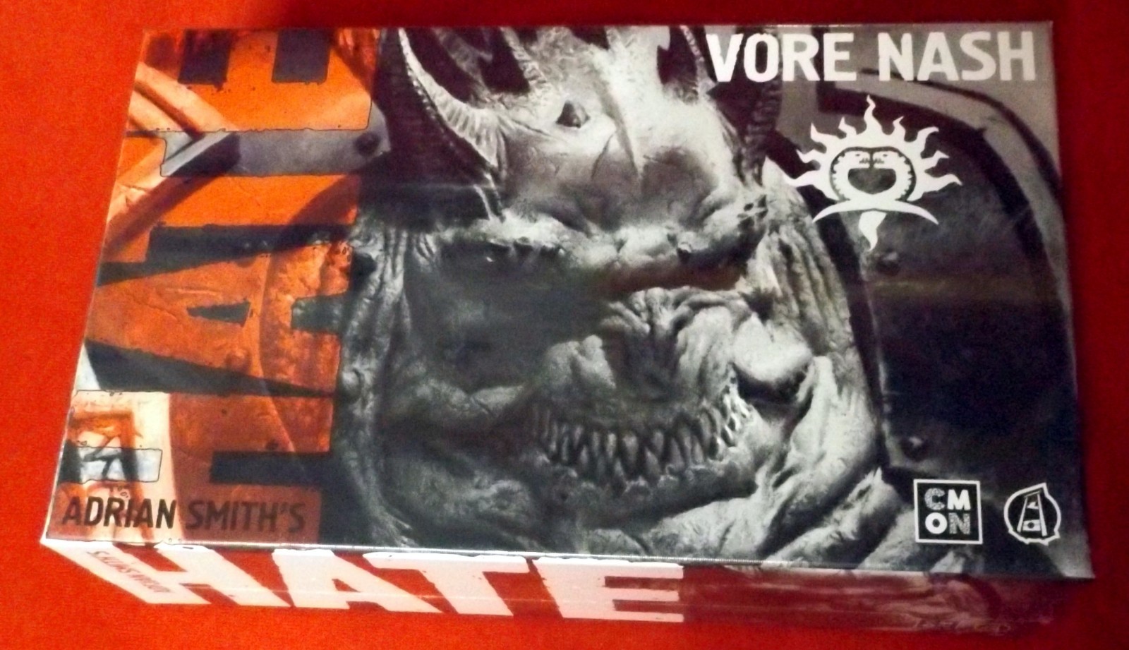 hate board game cmon w/add ons new condition