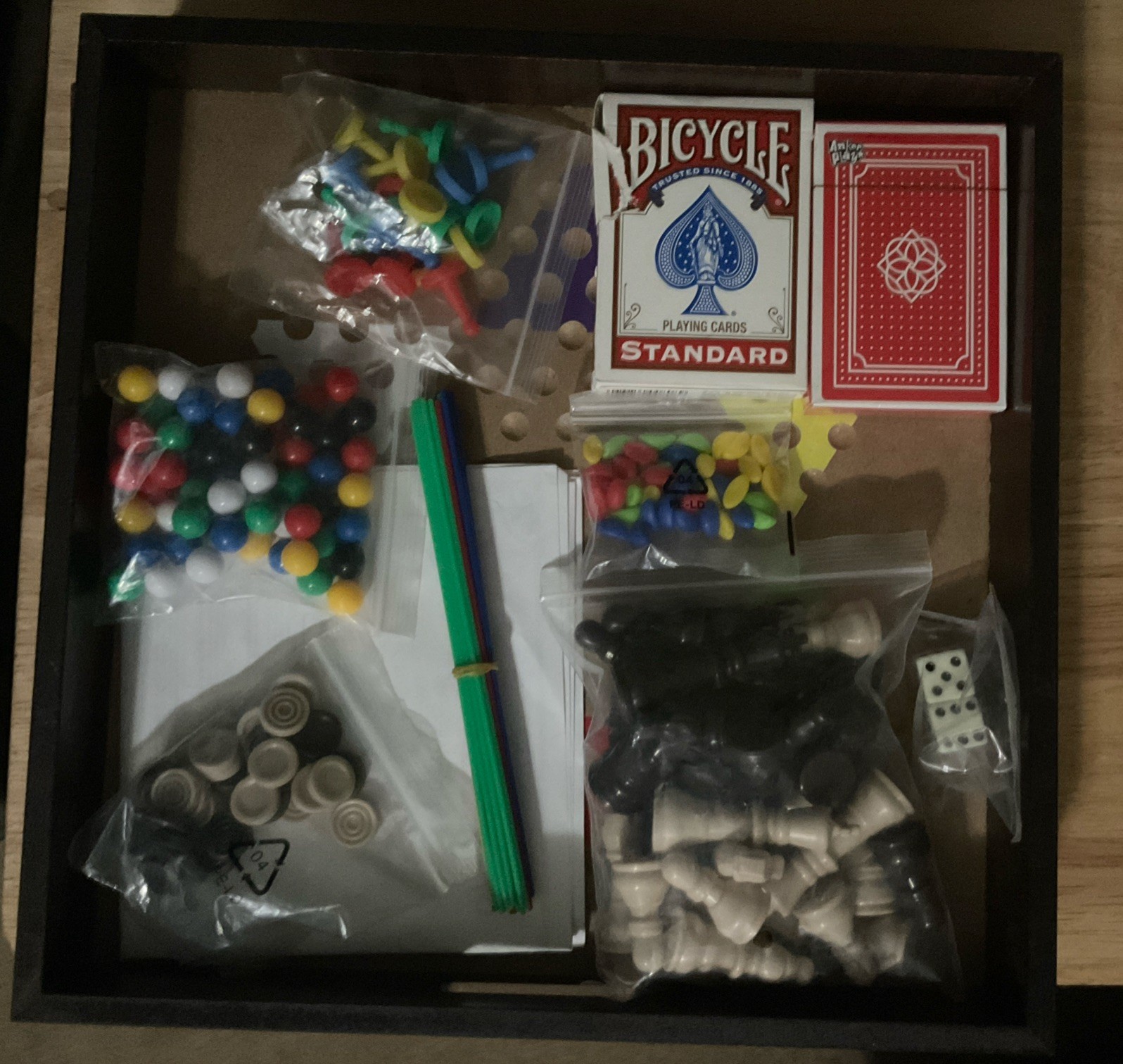 Deluxe Game Gallery, 12 In 1 Games, Wooden Finish