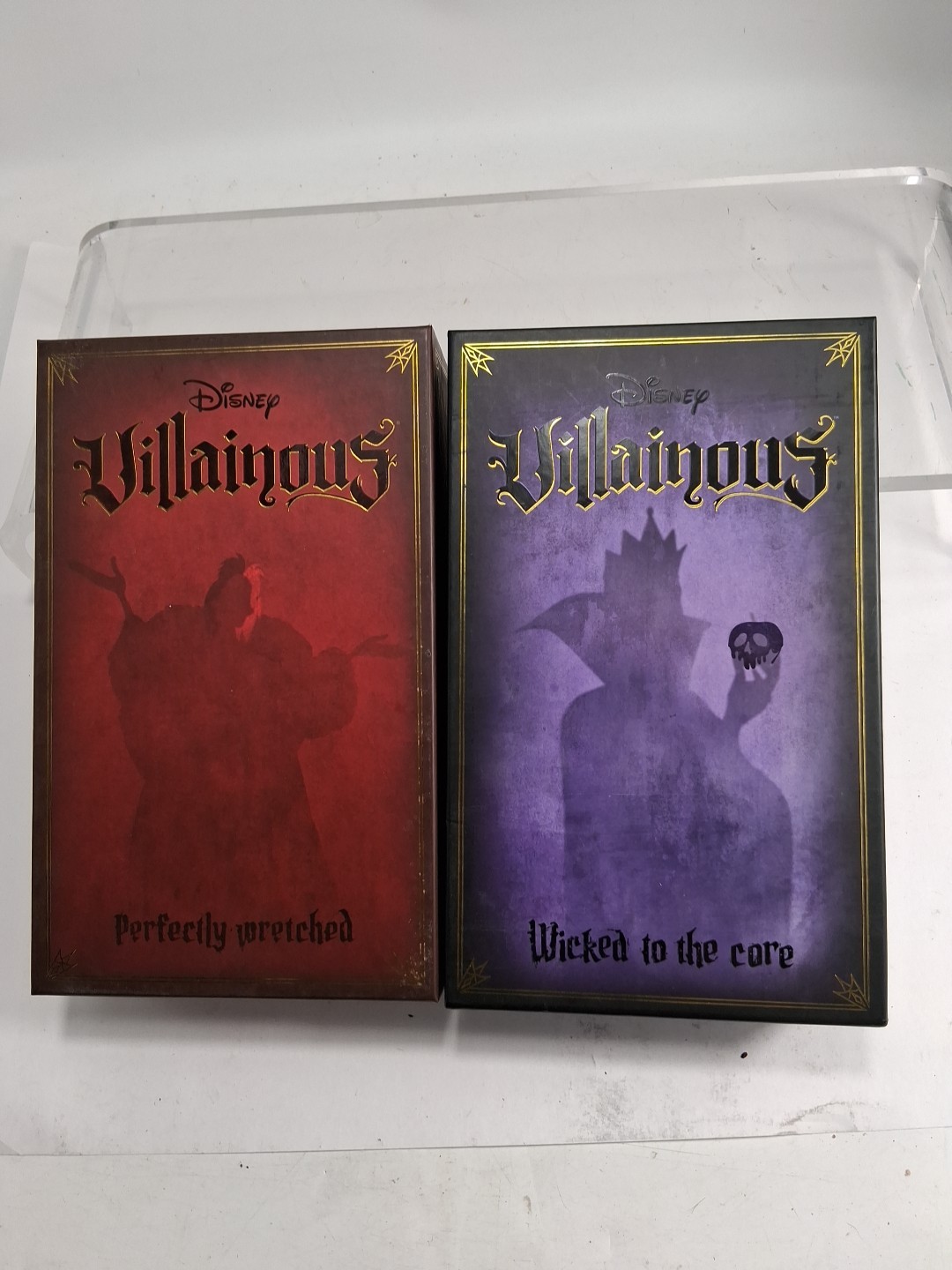 2 Disney Villainous Board Games Pretty Wicked & Wicked To The Core Read Descript