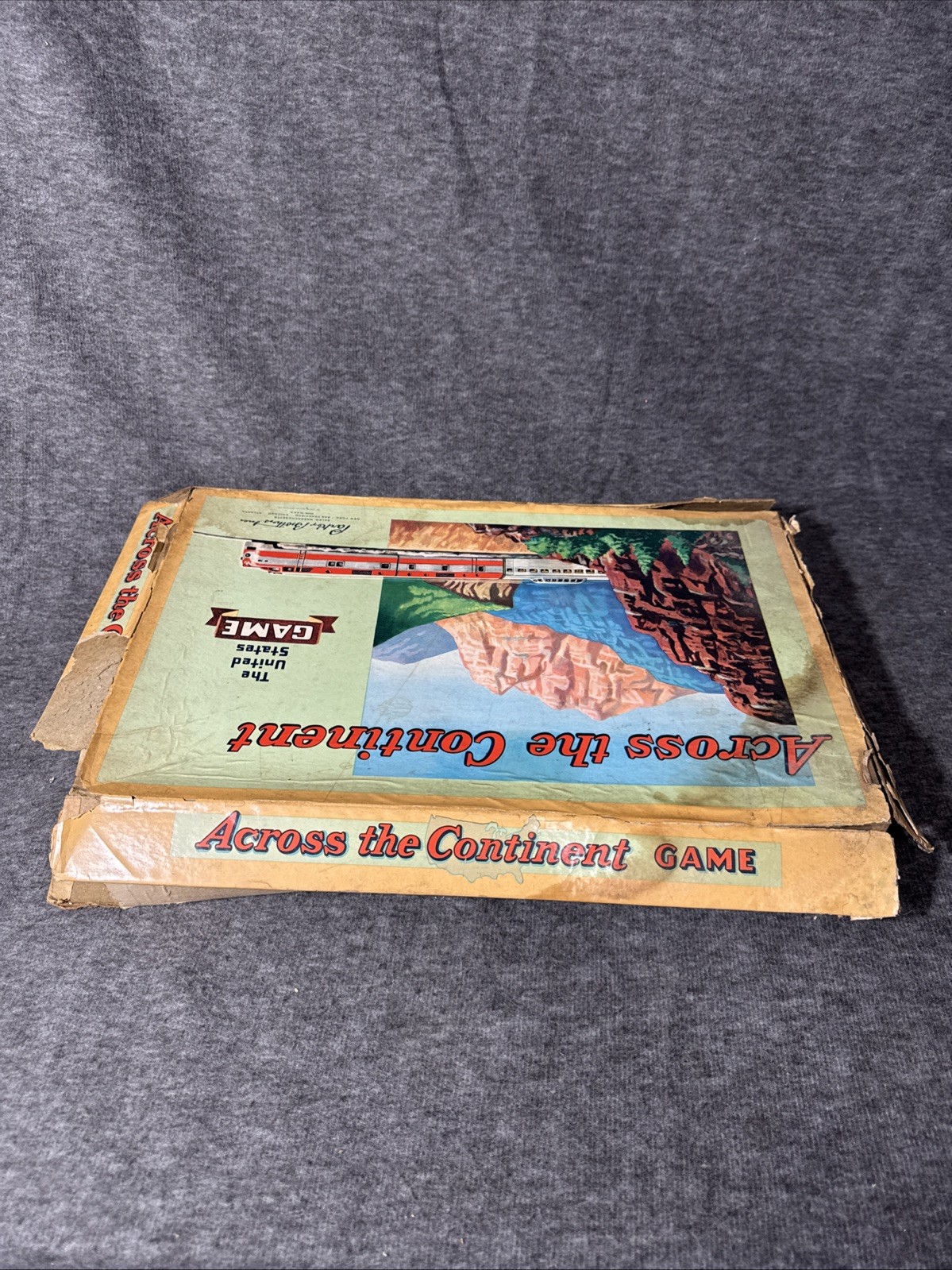America Across The Continent Parker Bros vintage board games 1950s