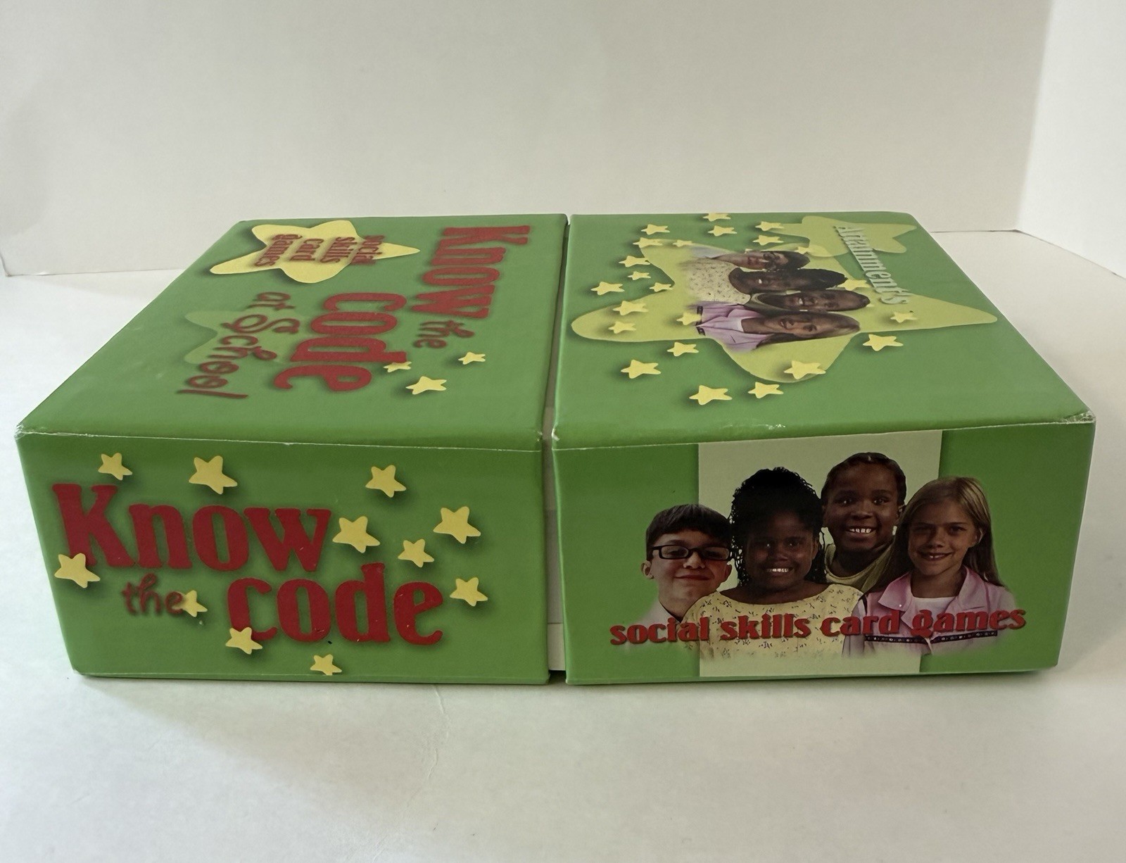 Vintage 2003 Know The Code At School Social Skills Game By Attainment Pre-Owned