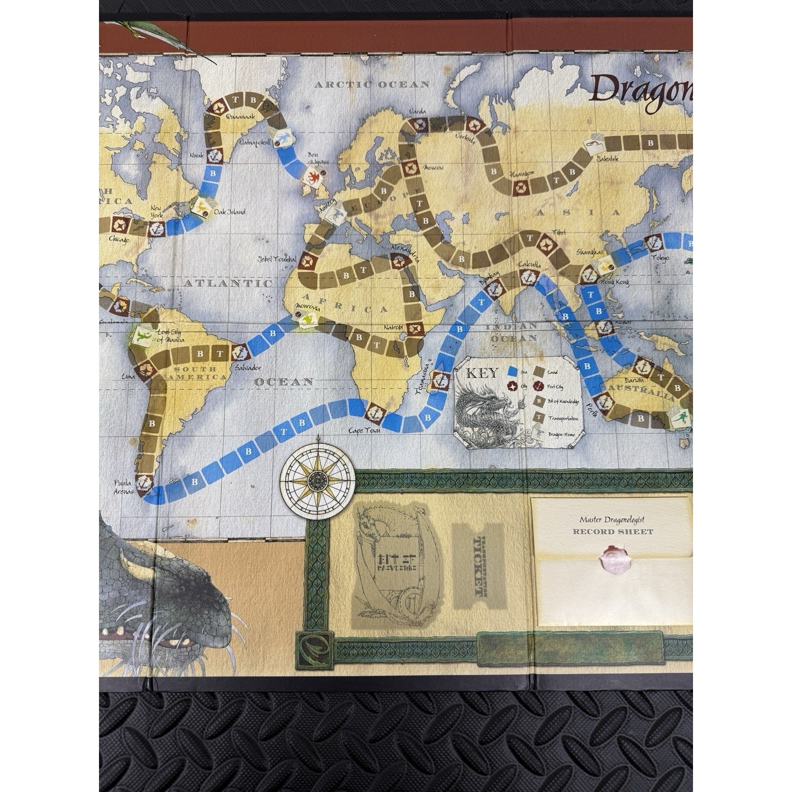 Dragonology The Game 2006 Complete Sababa Toys Board Game Great condition