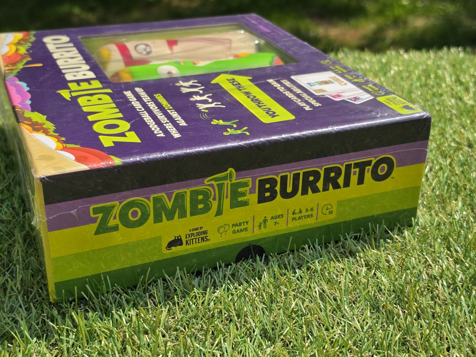 Zombie Burrito A Dodgeball Card Game By Exploding Kittens Throw Party New*
