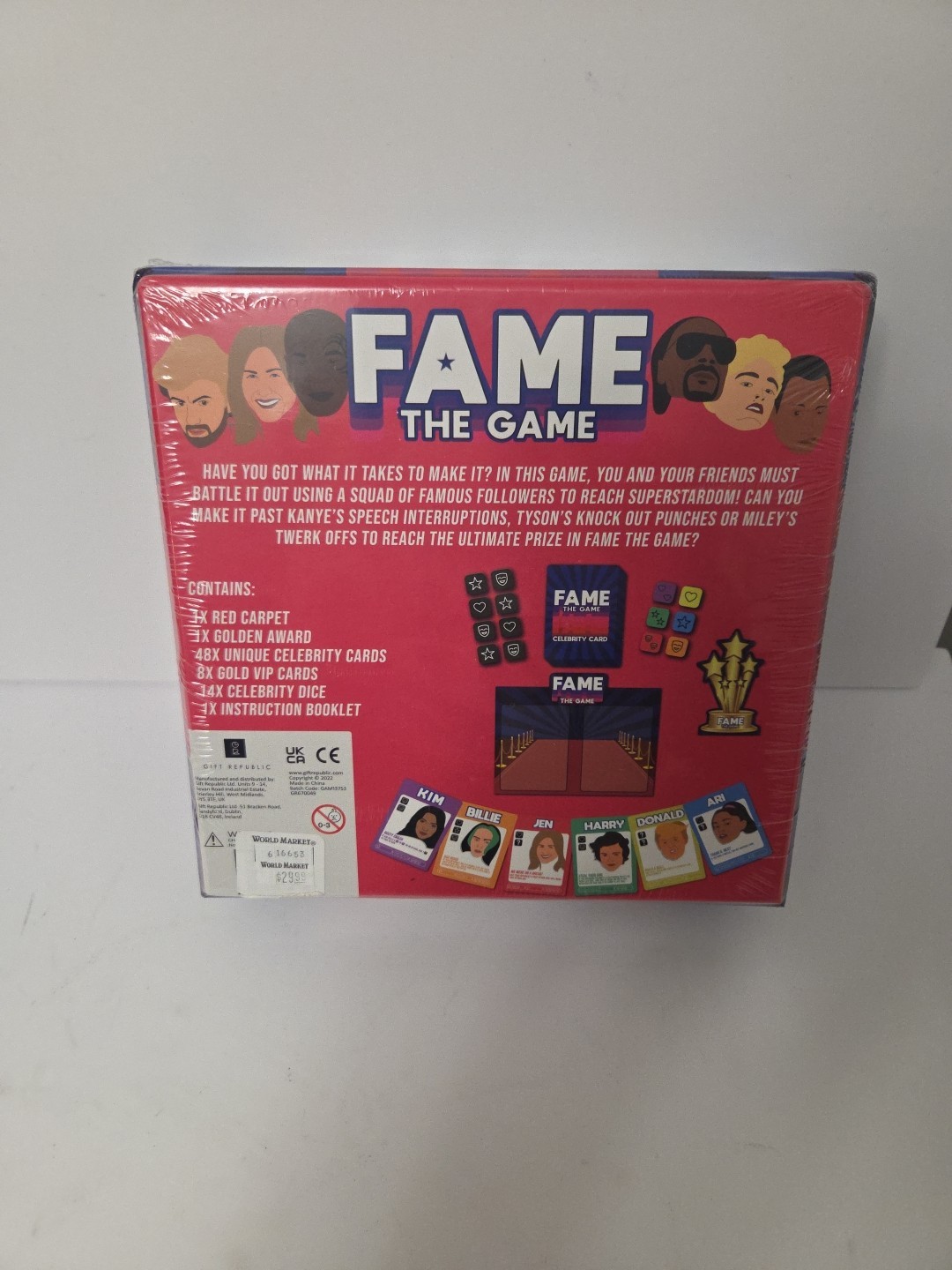 Fame The Game Family game 2-6 Players party BRAND NEW SEALED GAME