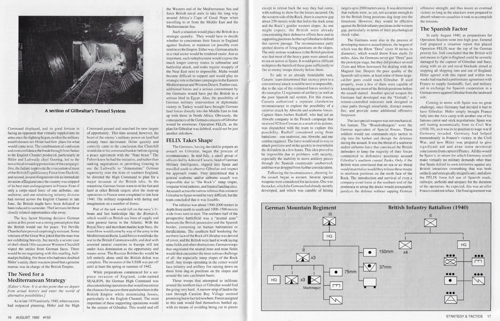 Strategy & Tactics S&T#153 2 Games: Opreration Felix & Zama Ancients – Play Copy