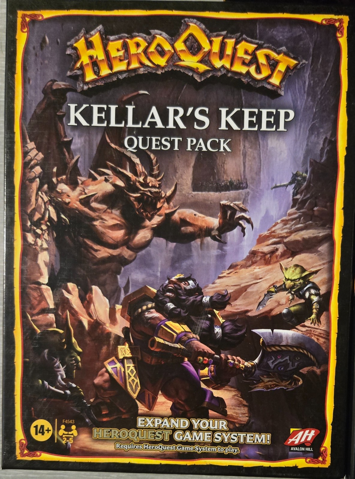 HeroQuest Game System Lot of 4 Avalon Hill Main Game NEW + 3 Sealed Expansions!