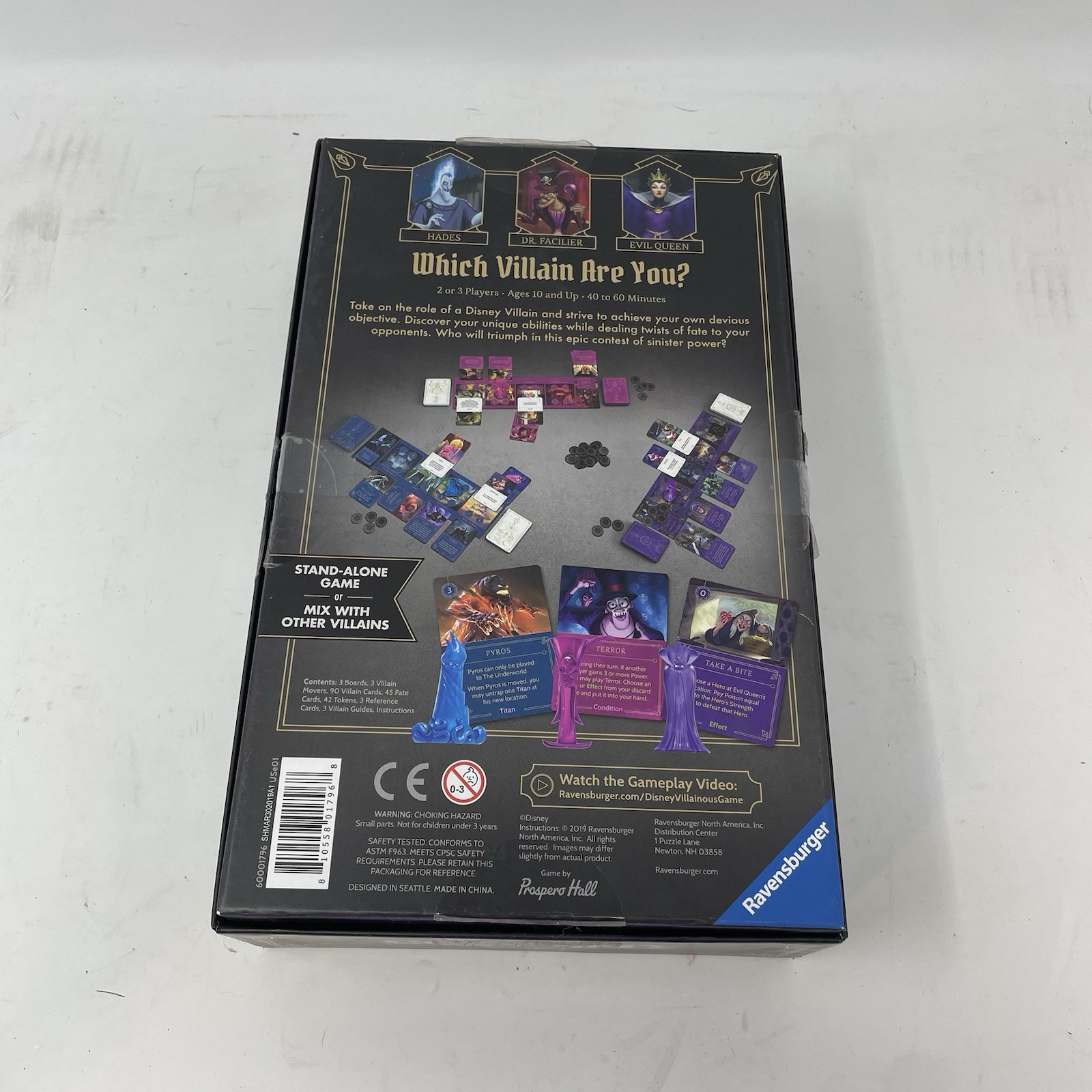 Ravensburger Disney Villainous: Wicked to The Core Board Game Open Box New