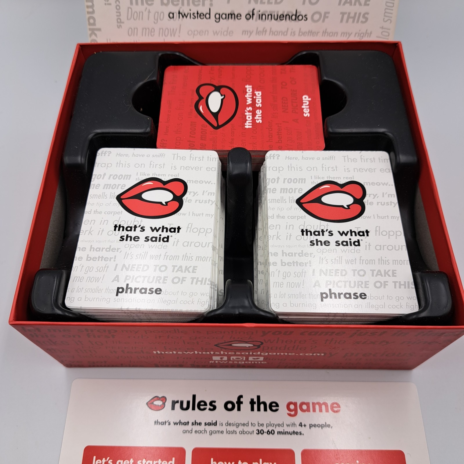 That’s What She Said The Party Game of Twisted Adult Sexy party /Card Game