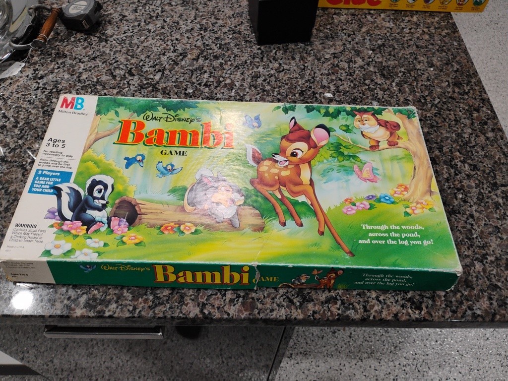 1992 Walt Disney Bambi Board Game