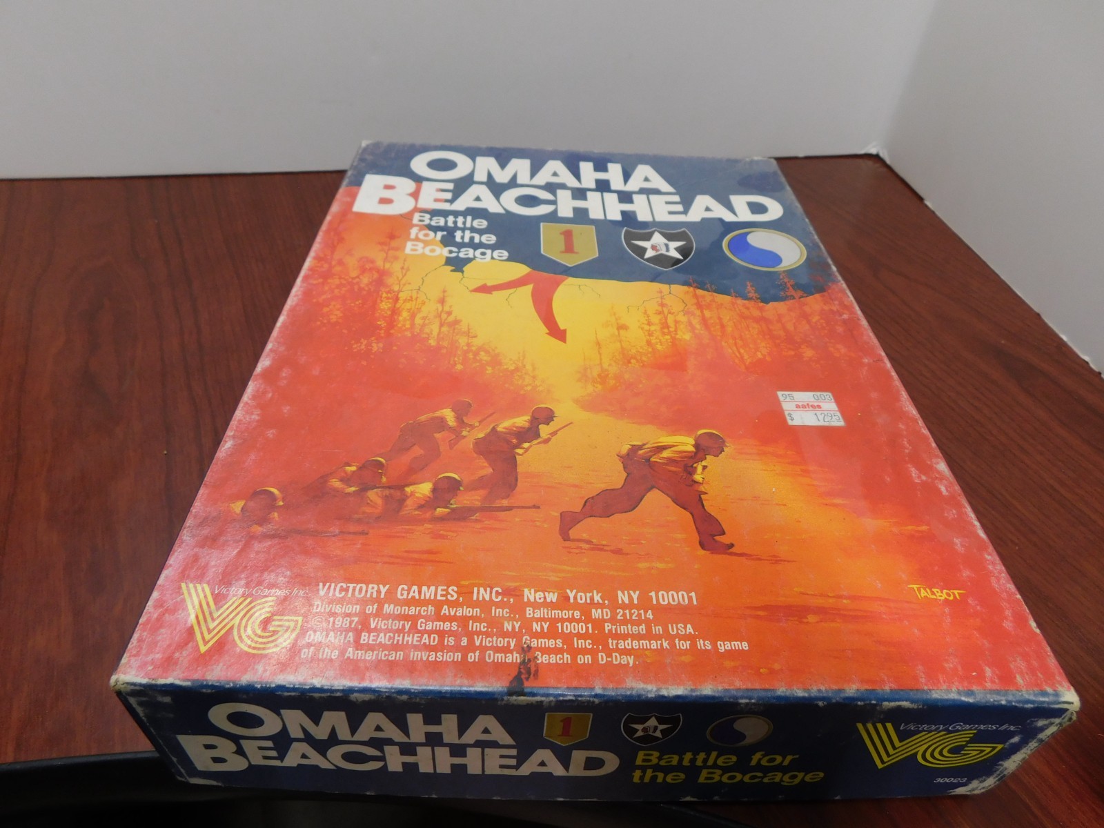 S0 Omaha Beachhead: Battle for the Bocage Board Game WWII military strategy