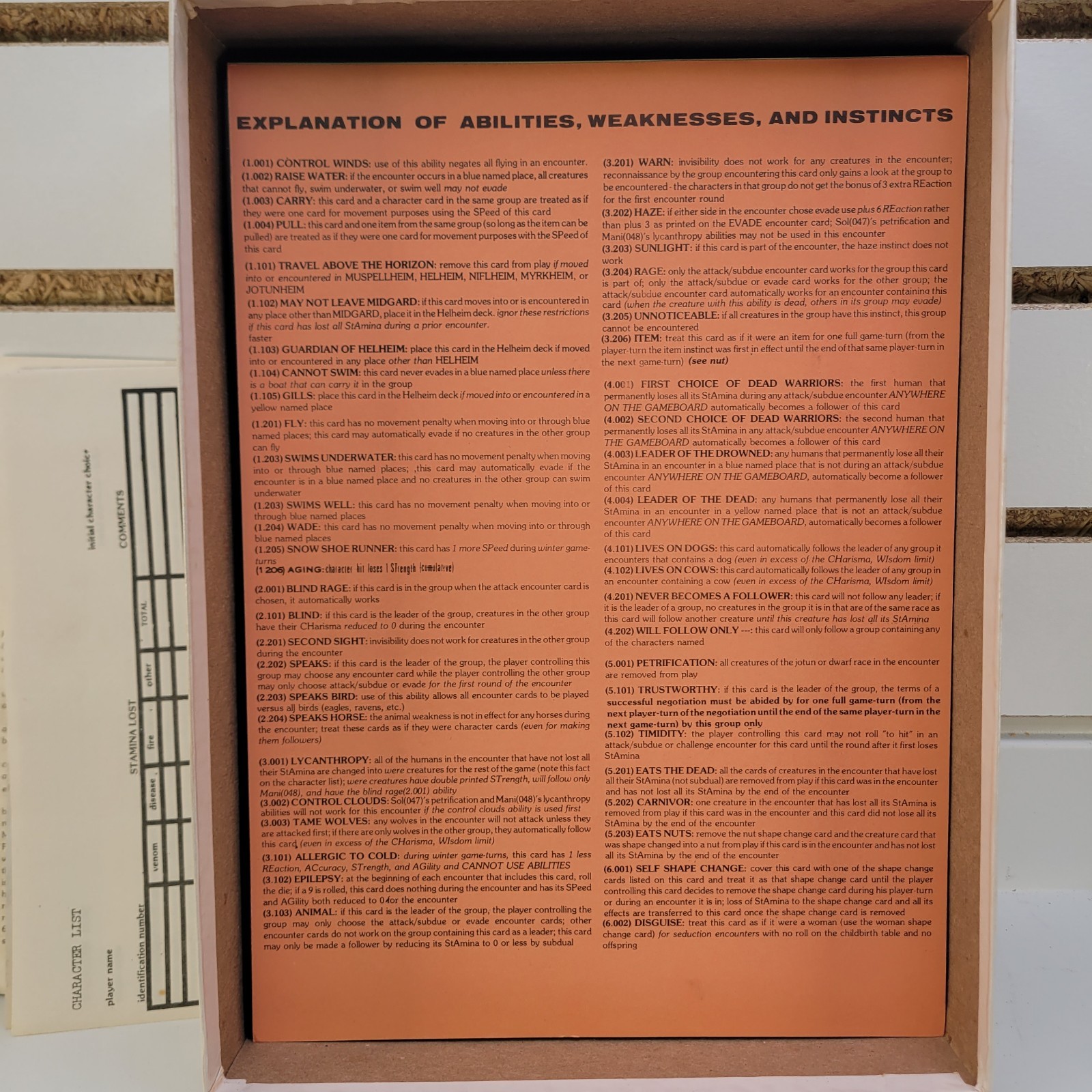 VINTAGE 1980 The Hammer of Thor The Game Of Norse Mythology TABLE TOP RPG Rare