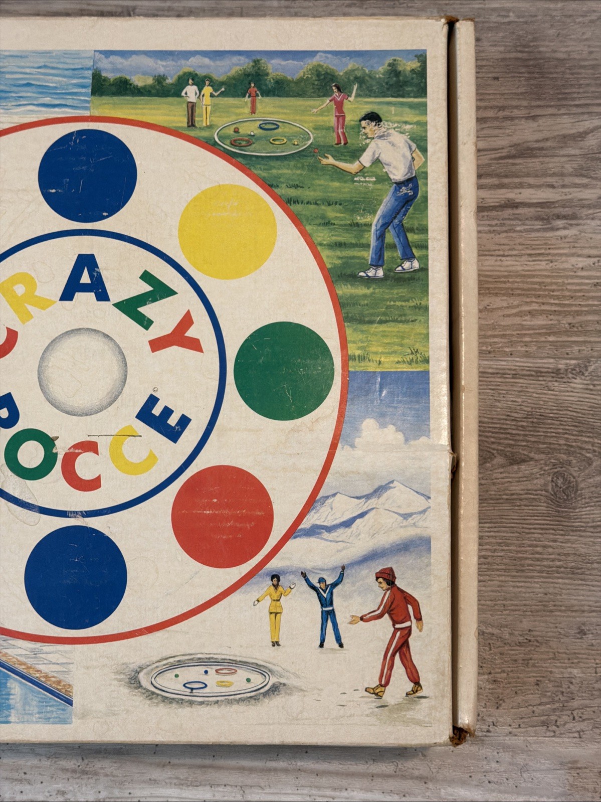 Vintage CRAZY BOCCE Rare 1986 Complete Game Original Box USA HTF All Ages