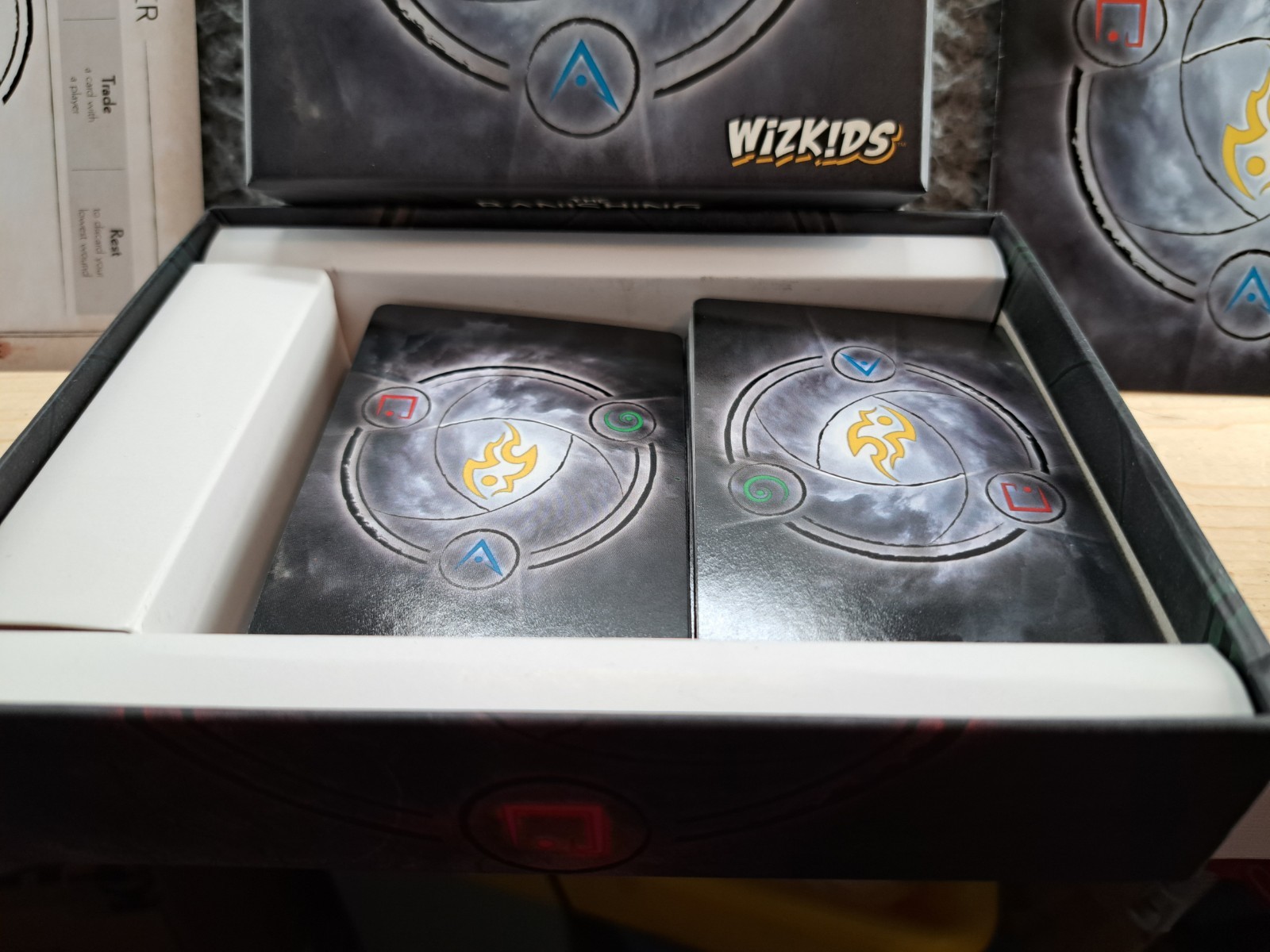 The Banishing Card Game By Wizkids Sean Rumble RPG Style Co-op 2017 COMPLETE