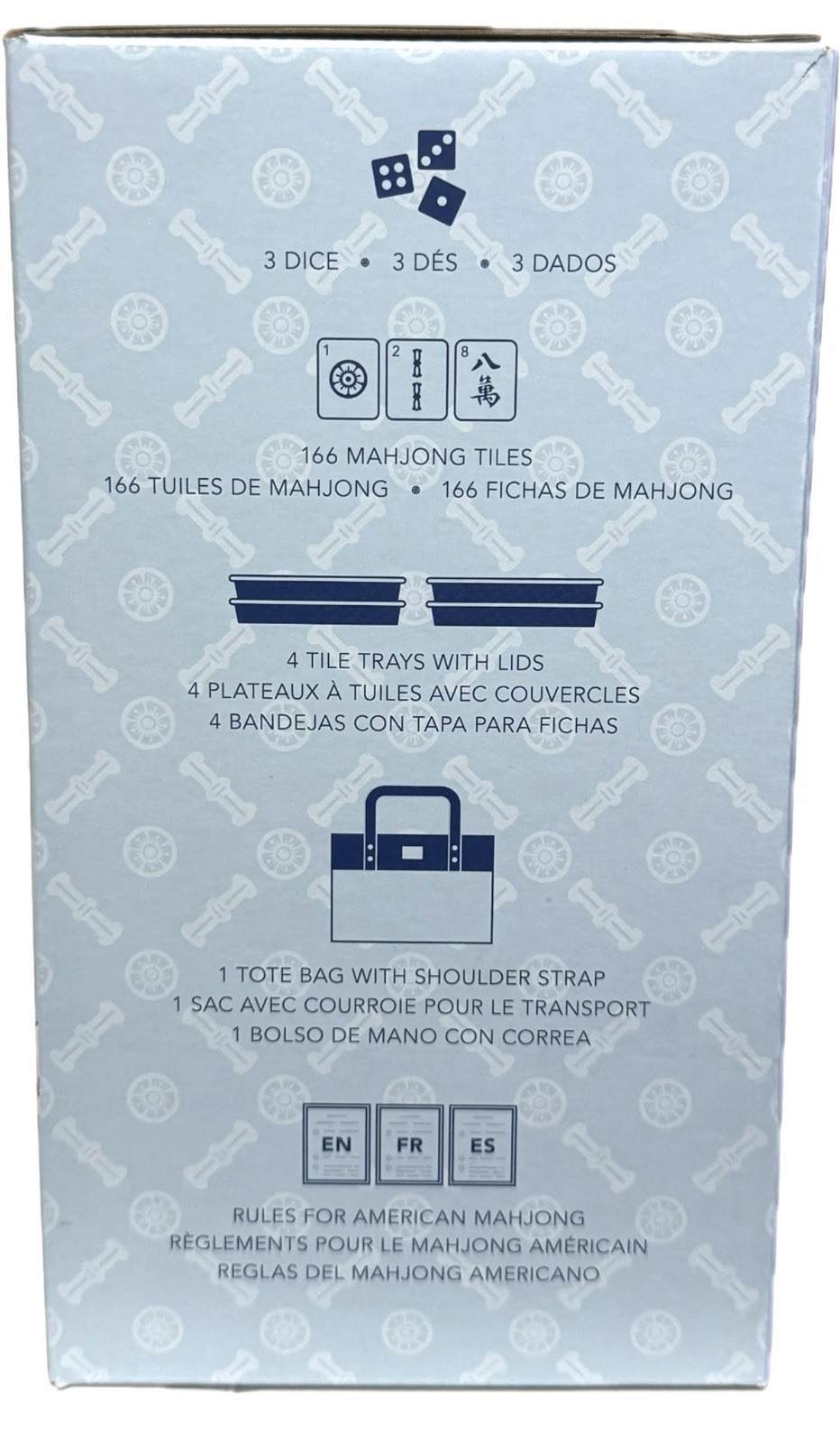 Winning Solution American Mahjong Set With Carrier Tote Bag 166 PCs