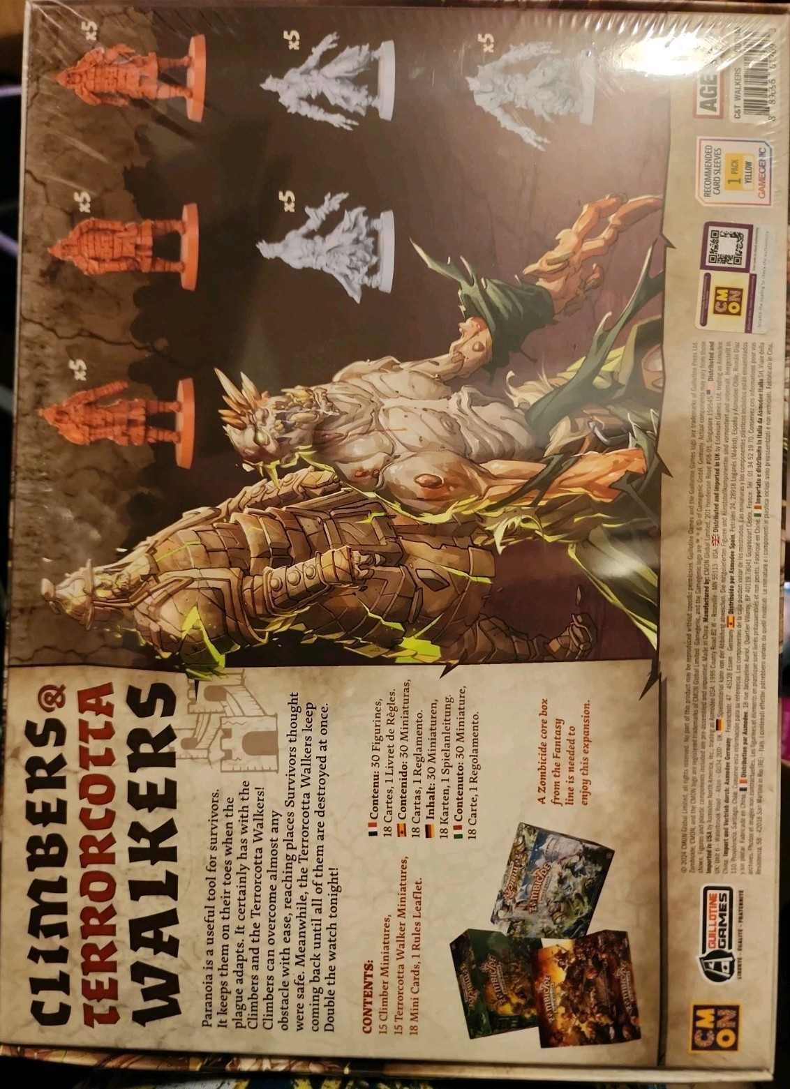 CMON Zombicide Climbers & Terrorcotta Walkers Pack Zombicide Fantasy Core Sealed