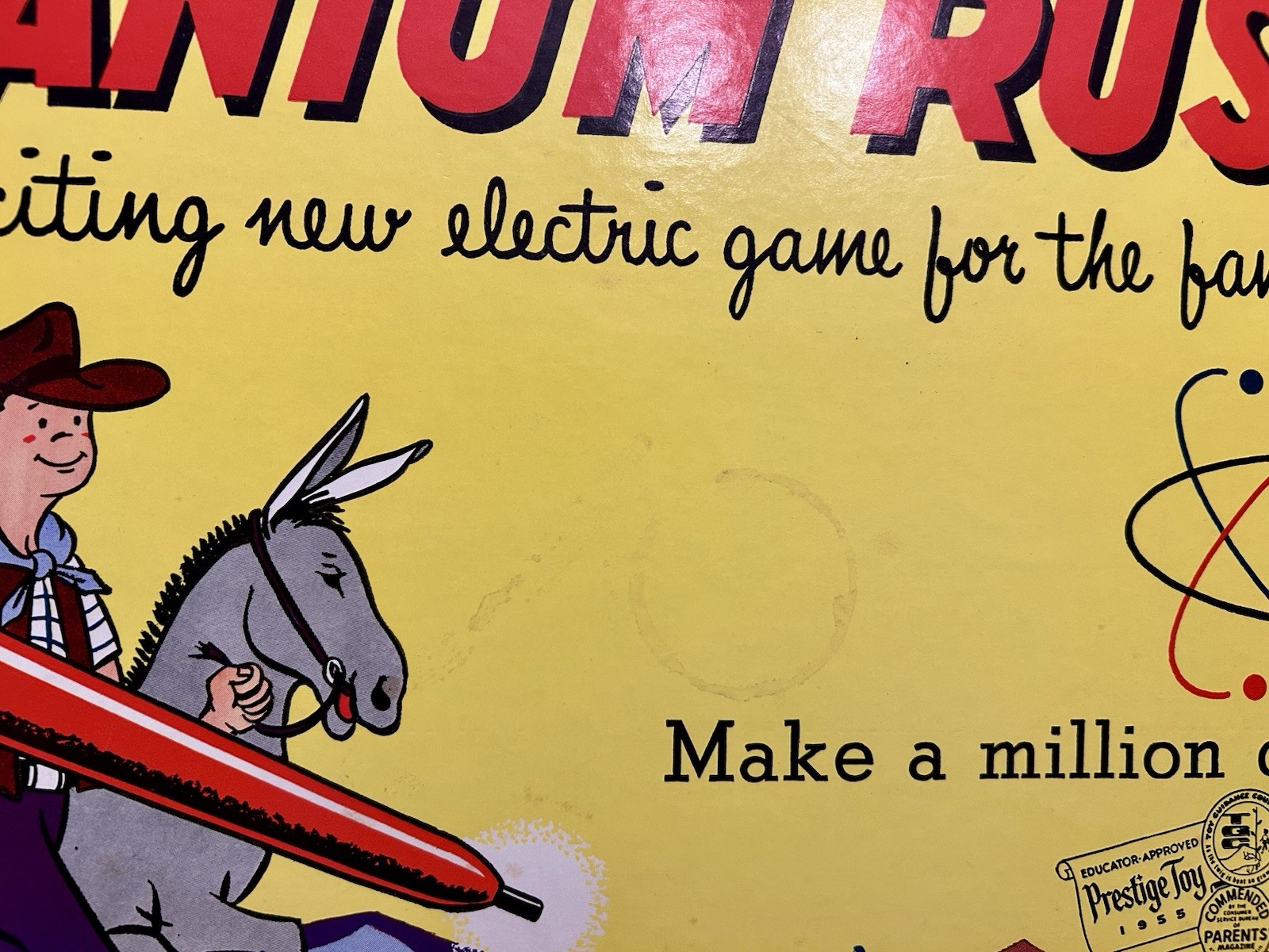 Unused Uranium Rush Board Game Rare In Any Condition!
