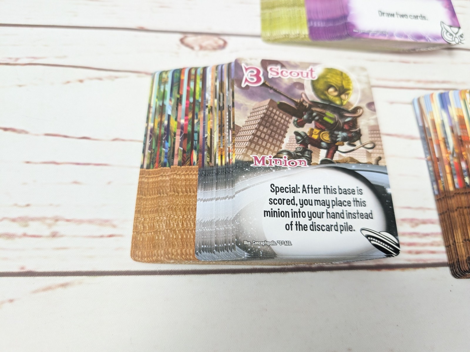 Smash Up Board Game Card Game Original Base Set & Big Geeky Box Contents AEG