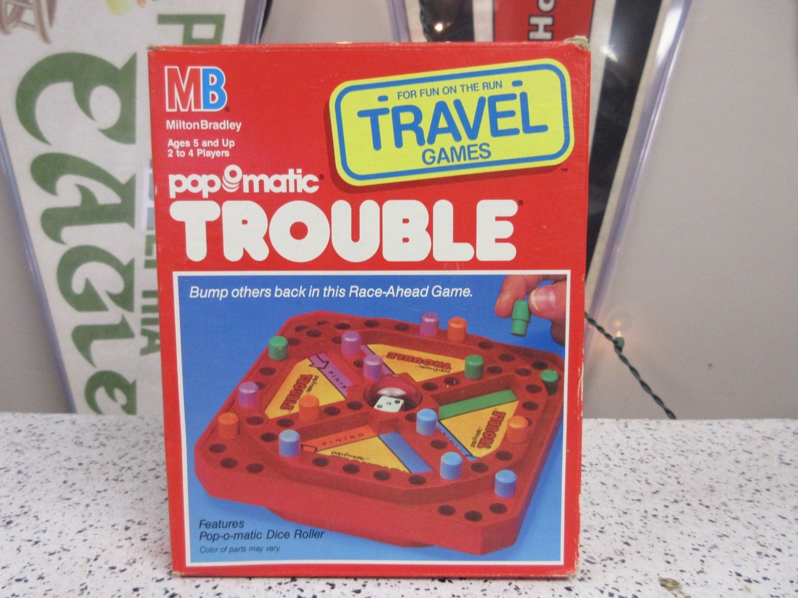 1989 Trouble Travel Game by Milton Bradley Complete in Great Condition FREE SHIP