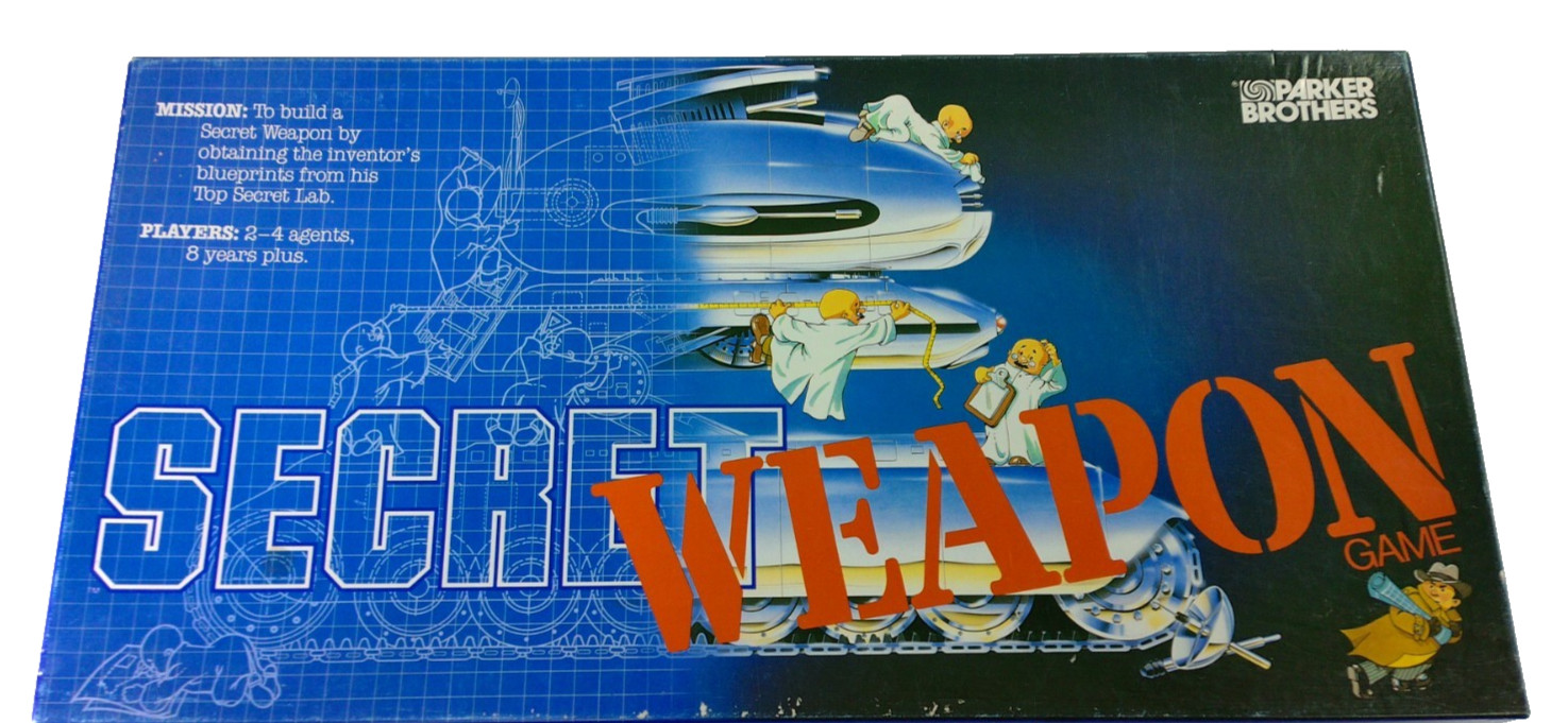 Secret Weapon Boardgame 2-4 Players 1984 Gruver Productions Australia Complete