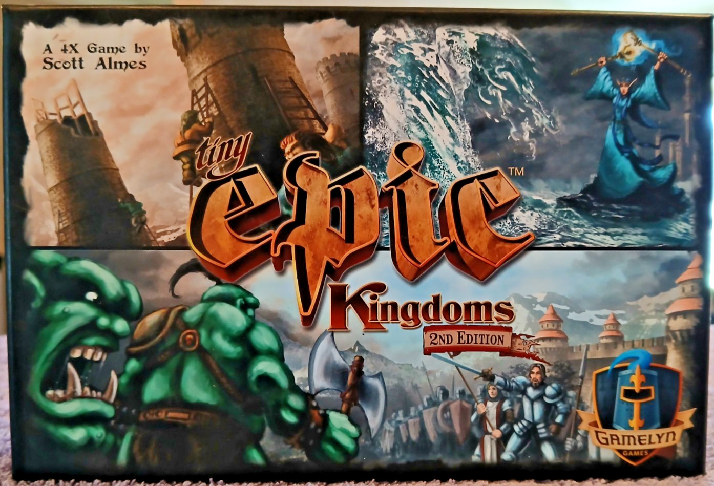 Game Tiny Epic Kingdoms 2nd Edition Gamelyn Games 2017 Explore Expand Explicit