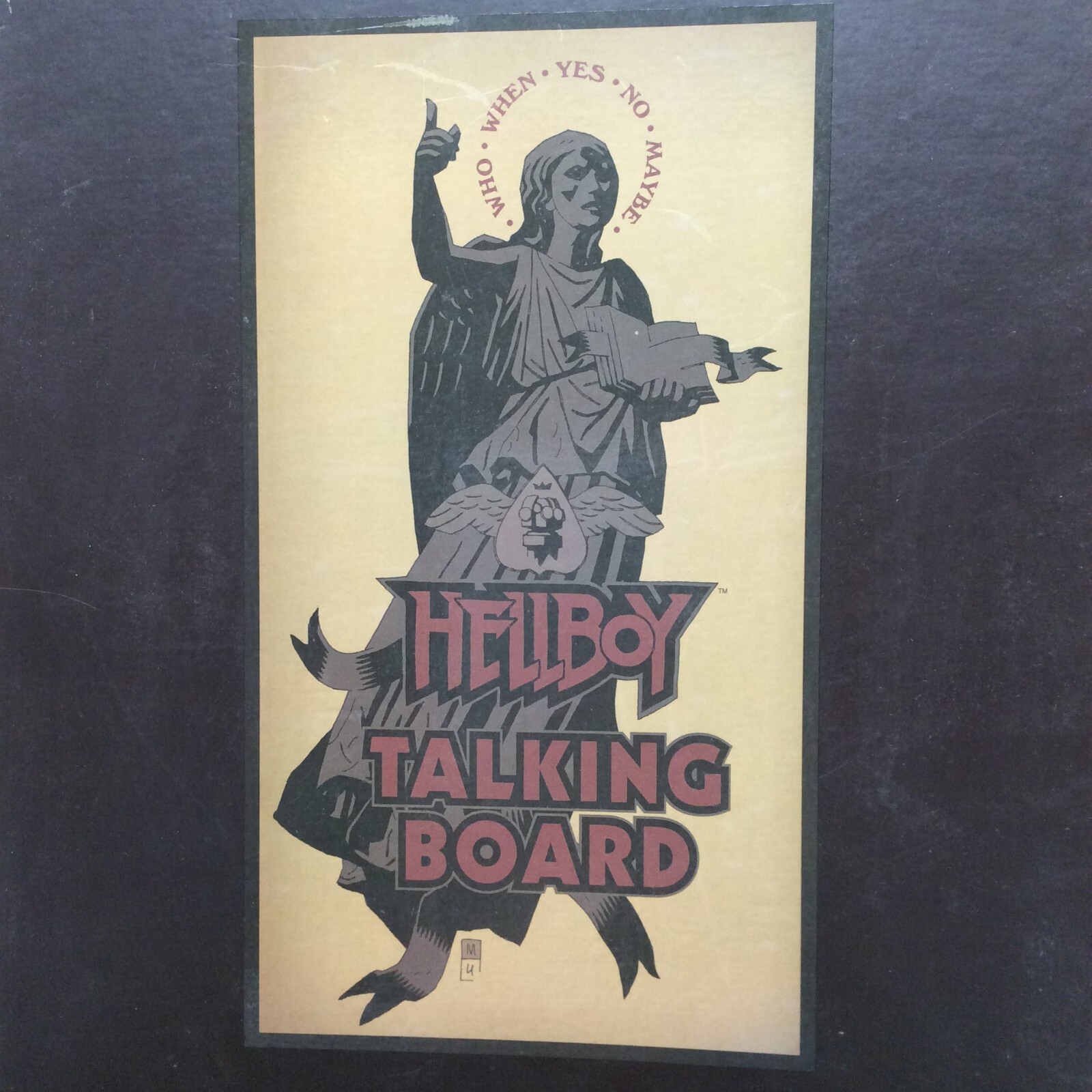 Darkhorse Deluxe HELLBOY TALKING BOARD 2004 Box Shows Wear – See Photos (Ouija)