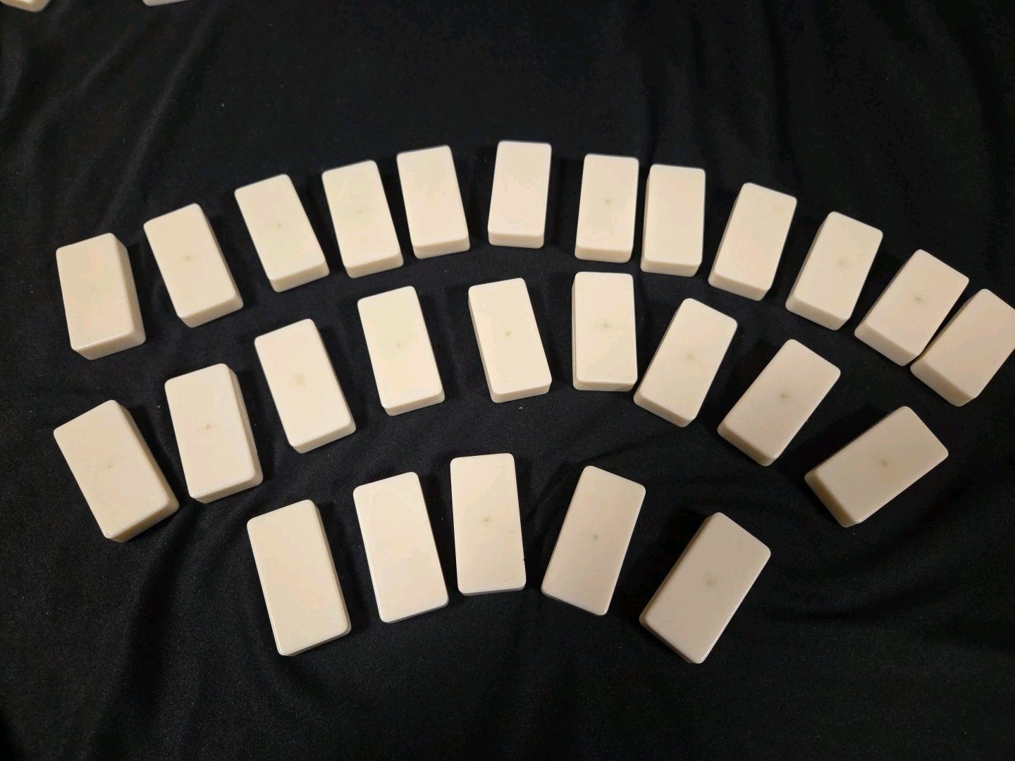 Dominoes 26 Pieces Double-Six Ivory Domino Tiles Set Classic Numbers Incomplete