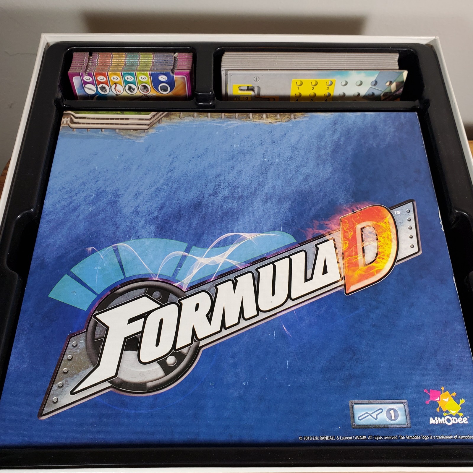 Asmodee Formula D Board Game Racing Strategy 2018 2-10 Players Complete