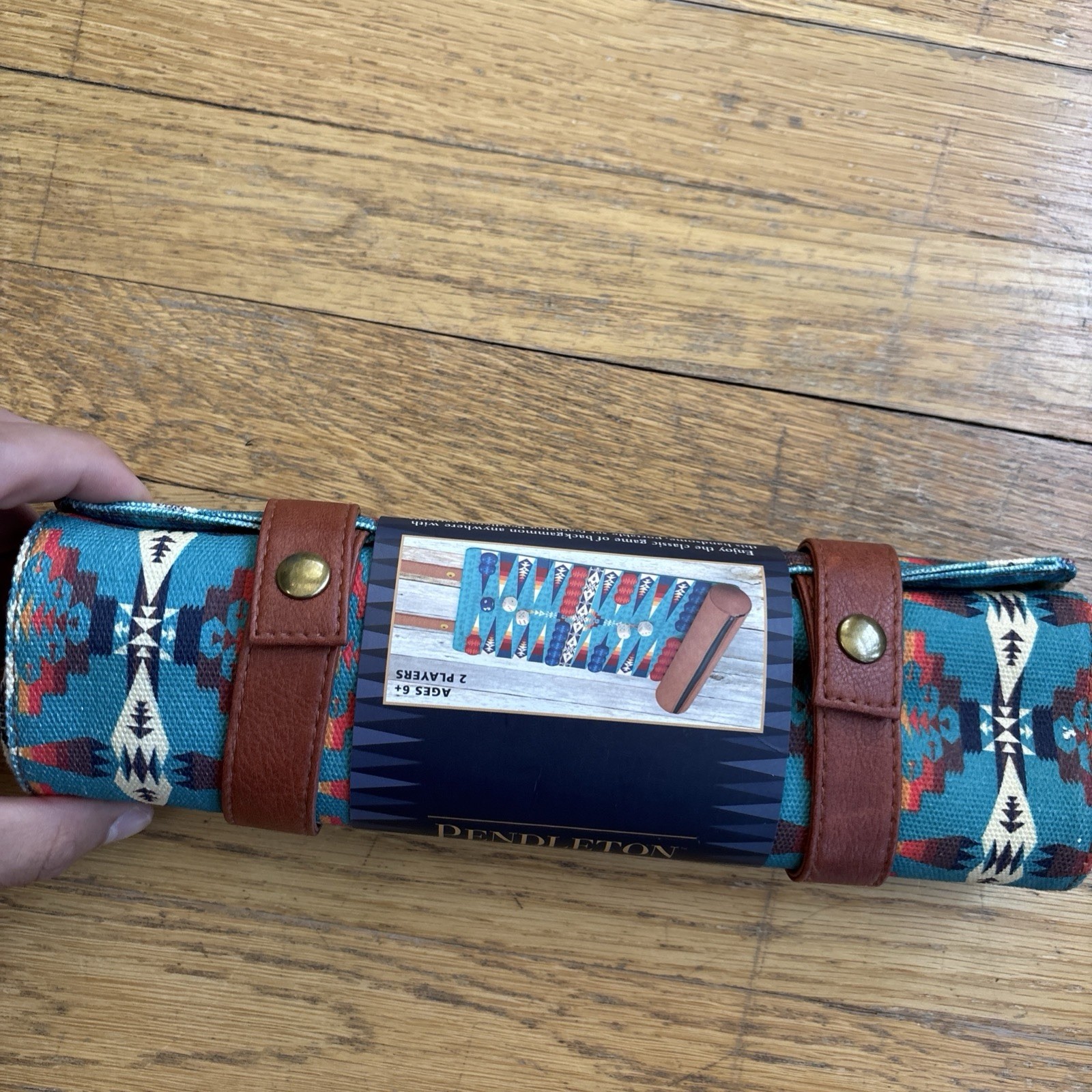 Pendleton BACKGAMMON Travel-Ready Roll-Up Game (NEW)