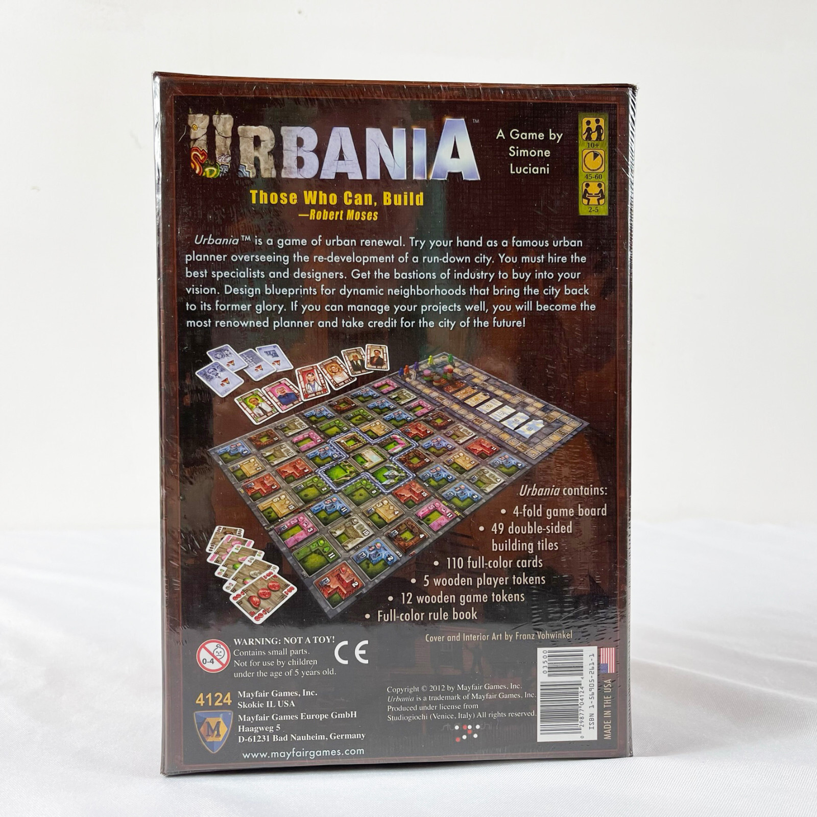 Urbania Board Game NEW Simone Lucian Mayfair