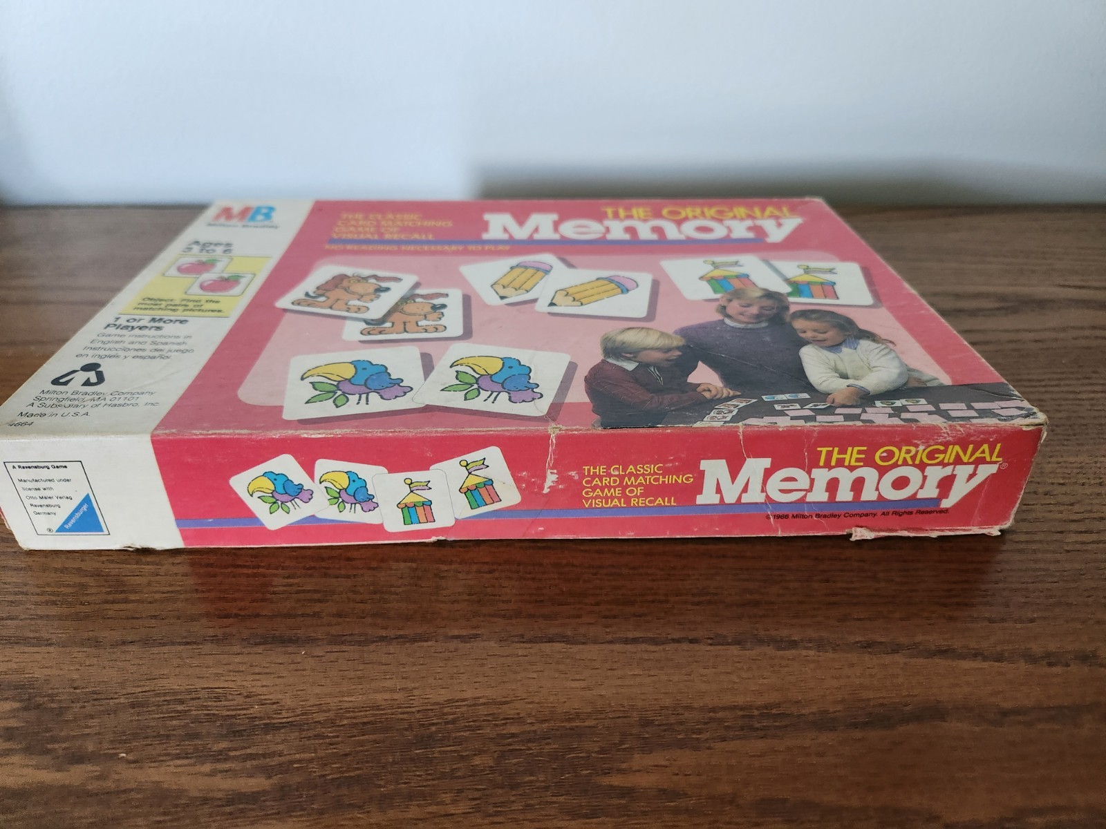 Vintage 1987 Milton Bradley The Original Memory Game Ravensburger 100% Complete