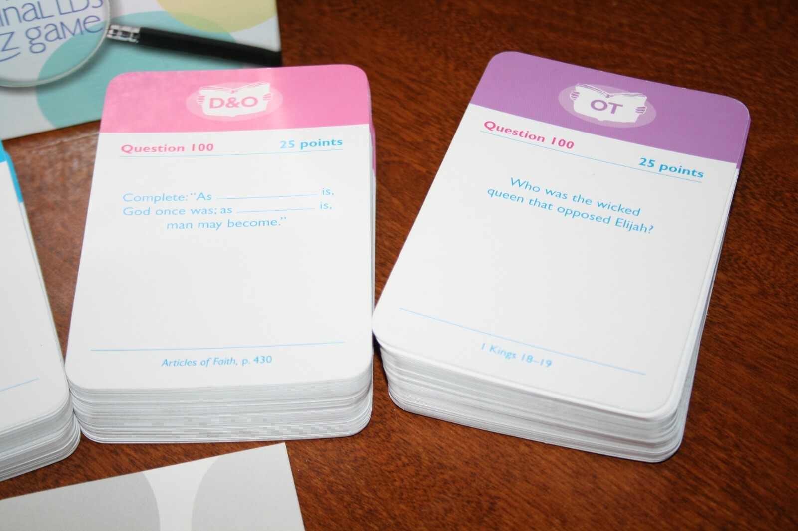Seek – The Original LDS Quiz Game – Mormon Scripture Trivia -Sunday School -2003