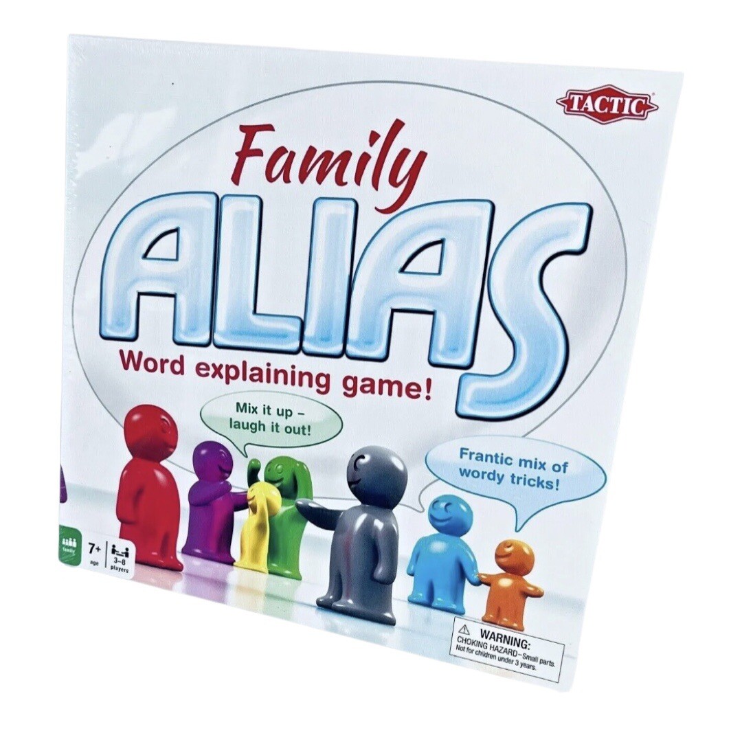 Word Explaining Game FAMILY ALIAS by TACTIC For 3-8 Players Ages 7 and up NIB