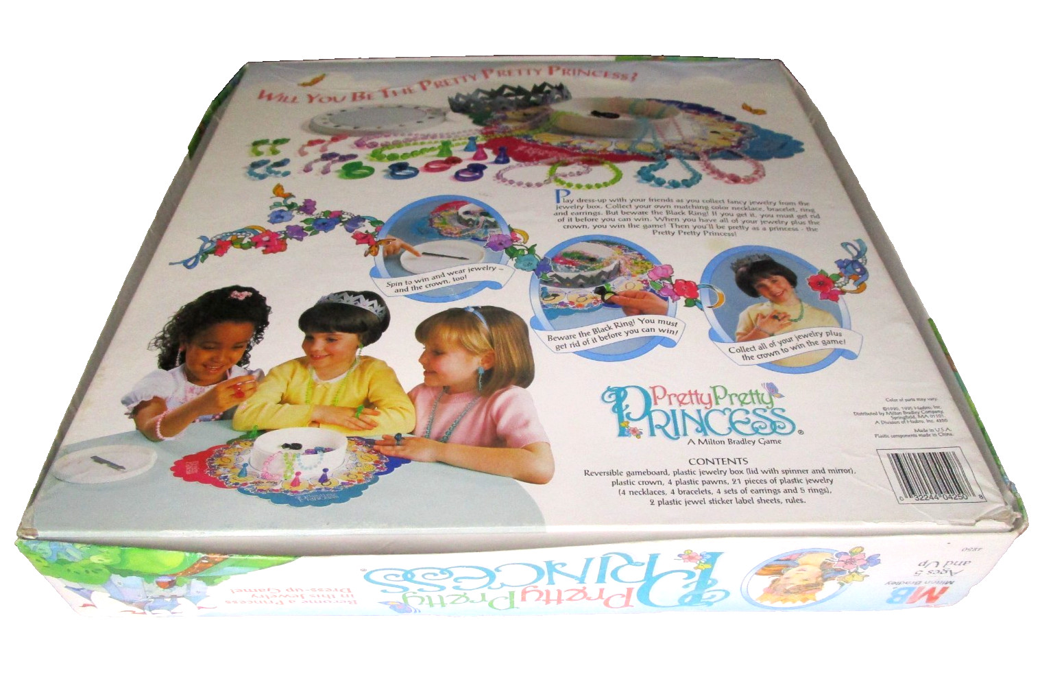 VTG 1995 Pretty Pretty Princess Game~Ages 5 & Up Milton Bradley Complete