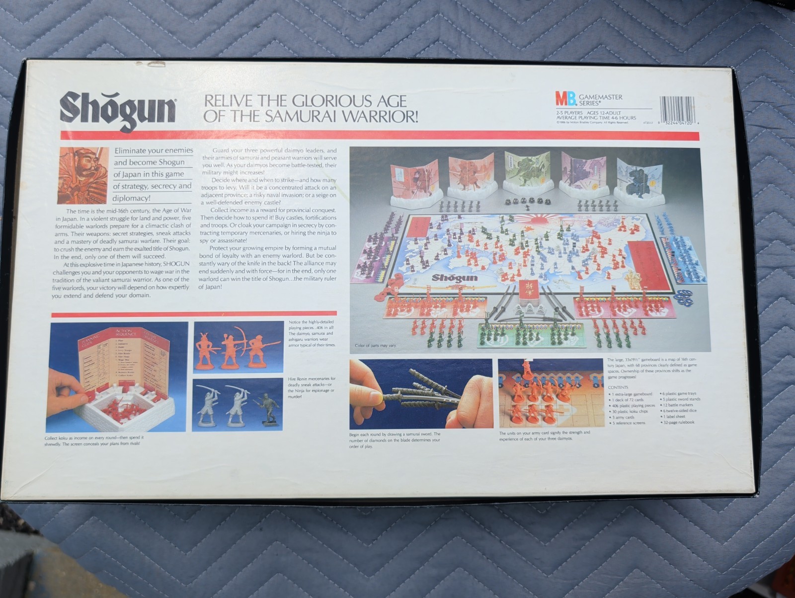 Milton Bradley Samurai Swords Board Game