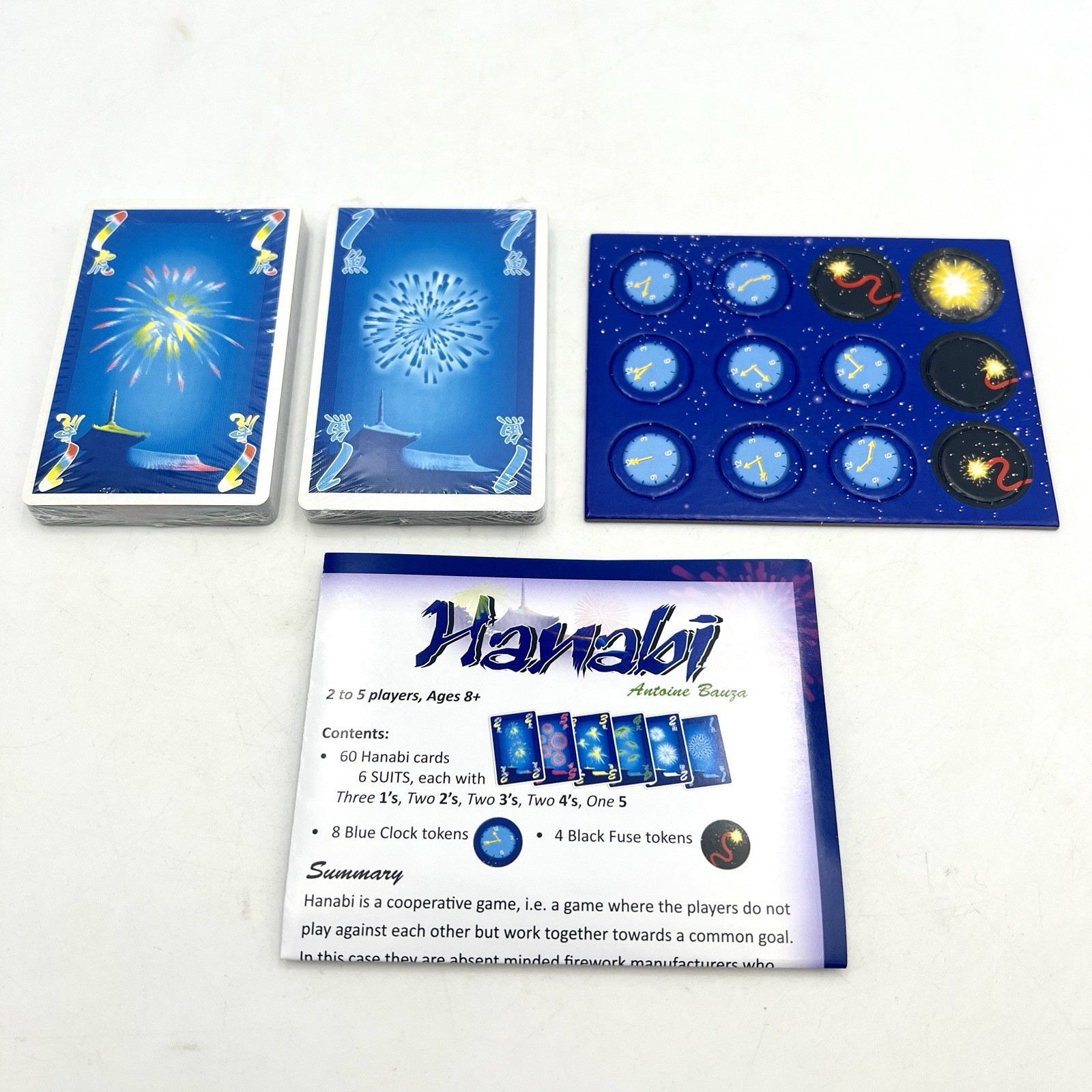 R&R Games Hanabi Strategy Game New 2017 2-5 Players – Sealed/ Unpunched Contents