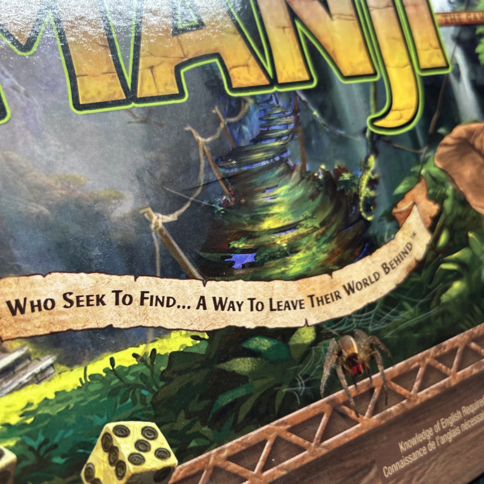 Spin Master Games Jumanji Adventure Board Game Complete