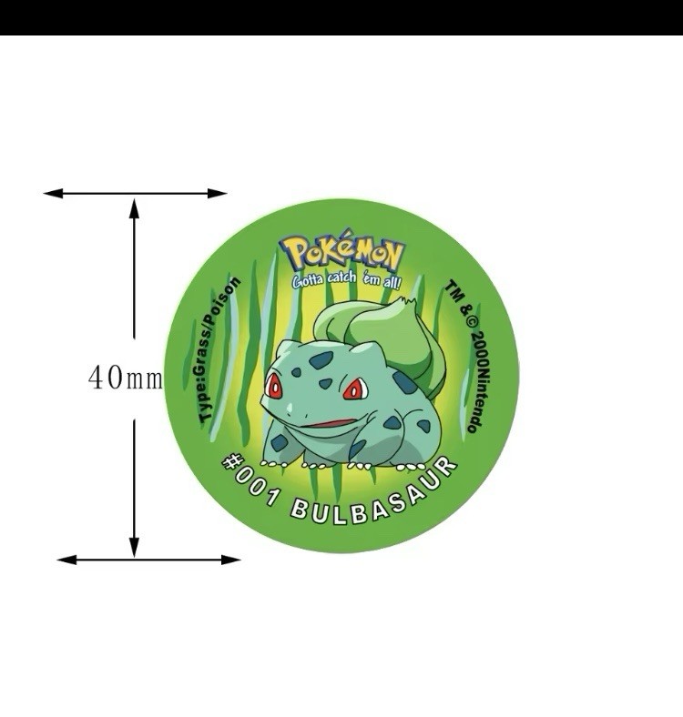 Pokemon Tazos Pogs 160 pcs 1st Generation Strokes Box 3D Round Square Collection