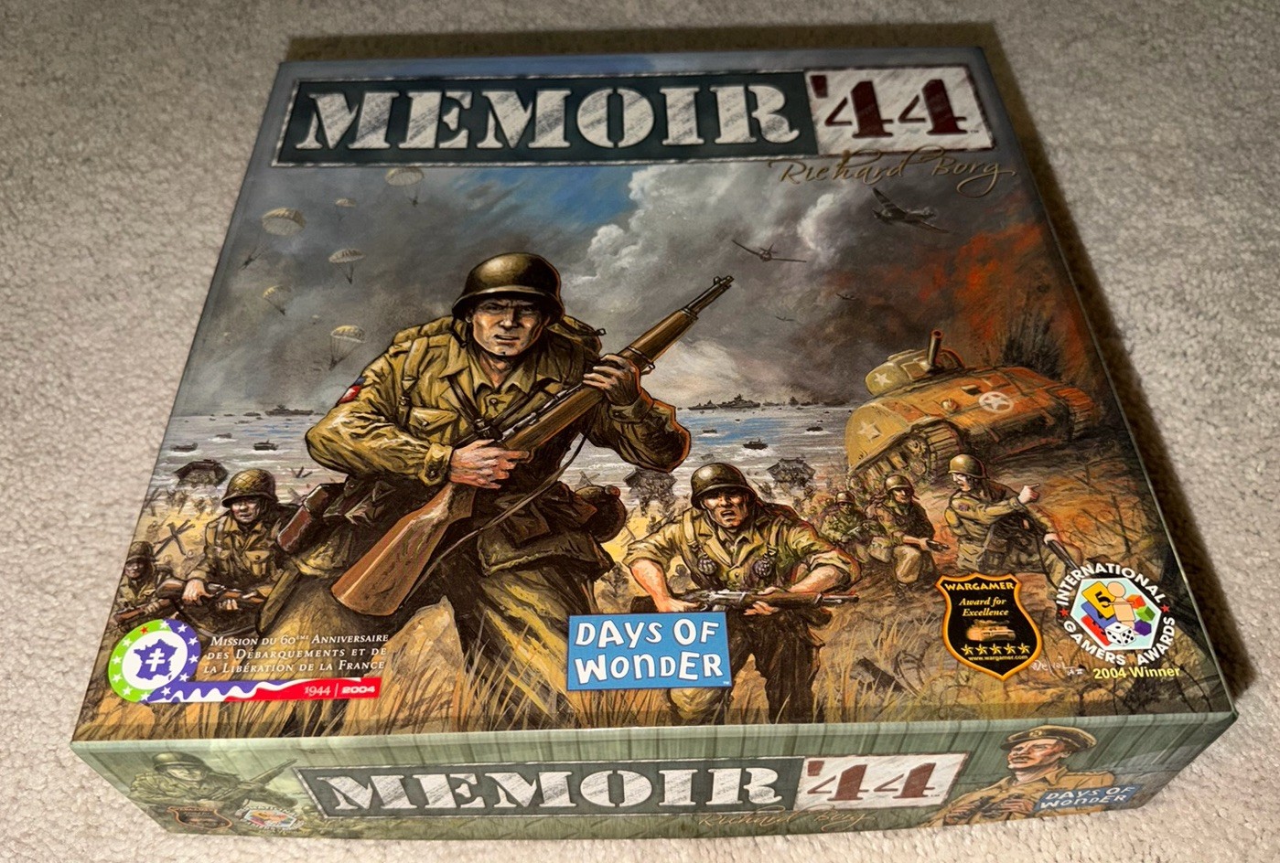 Memoir 44 Board Game 1st Edition | Richard Borg | Days Of Wonder | 100% COMPLETE