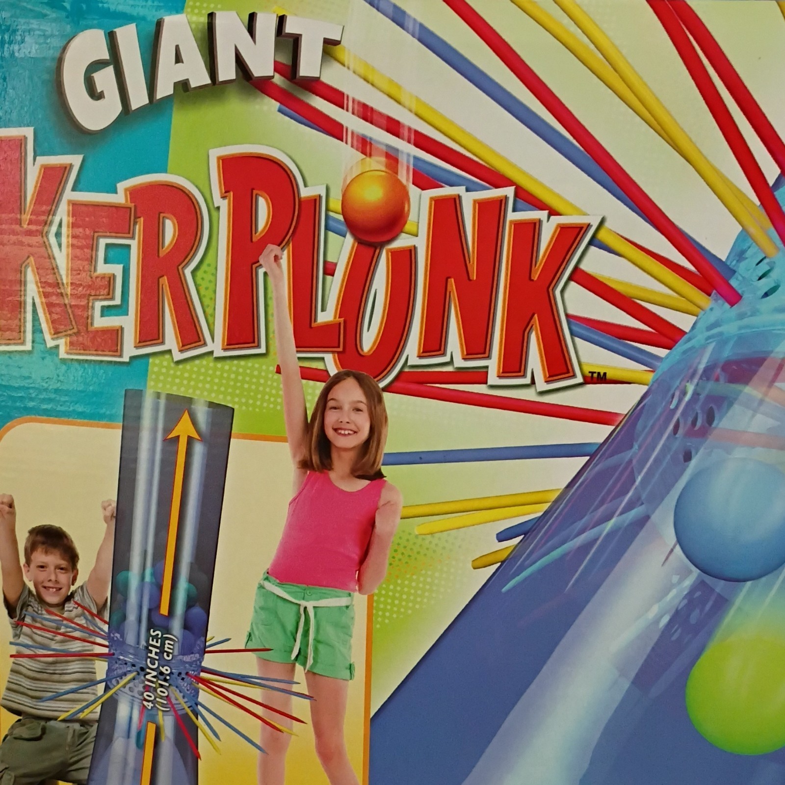 Cardinal KerPlunk Giant Game Version Strategy Kids Game 2-4 Players Ages 5+