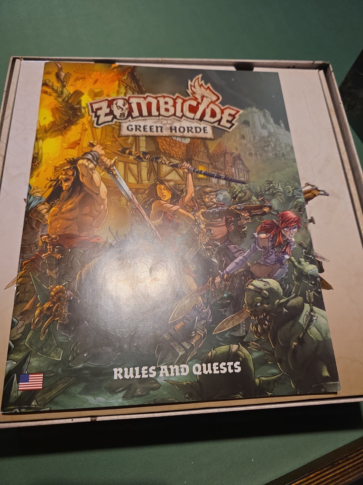 Zombicide Green Horde – Spawn In Shrink – One Sheet Of Unpunched Tokens