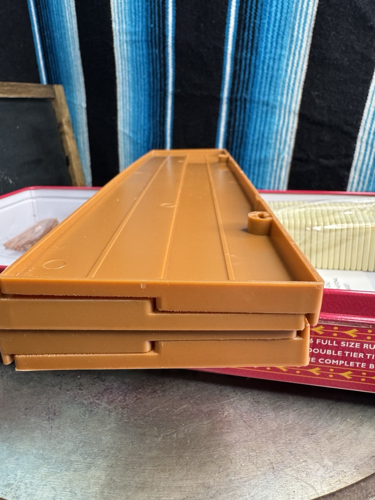 1999 Collector’s Rummy – O Game Tin Case 100% Complete #851 T Rummikub Cardinal